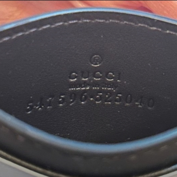 NWT Gucci Card Case Leather Black - Picture 8 of 8